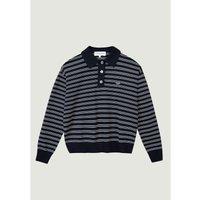 Armand Wool/Cotton Jumper in Breton Striped Print