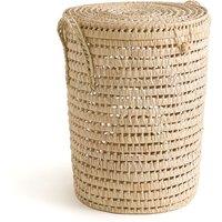 Ghada Palm Leaf Laundry Basket