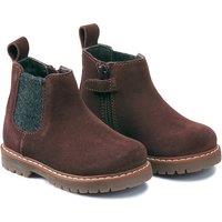 Kids' Suede Chelsea Boots with Zip Fastening