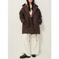 Judison Mid-Length Coat in Cotton with Hood