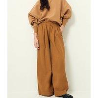 Ridye Wide Leg Trousers with High Waist in Organic Cotton