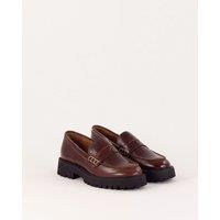 Barcelo Leather Platform Loafers