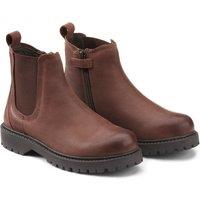 Kids Leather Chelsea Boots with Zip Fastening