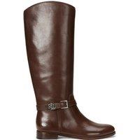 Brooke Riding Boots in Smooth Leather with Flat Heel