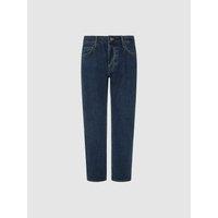 Recycled Cotton Straight Jeans in Mid Rise