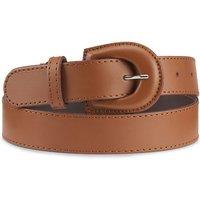 Leather Covered Buckle Belt