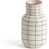 Neios 18.7cm High Checked Ceramic Vase