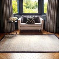 Distressed Hand Woven Viscose Border Rug