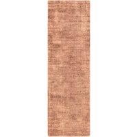 Distressed Hand Woven Viscose Runner Rug - 240x66cm