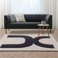 Abstract Balance Pattern Rug in 100% Wool