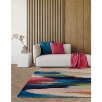 Watercolour Space Dye Effect Rug in 100% Wool