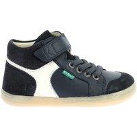 Kids Kickbaryl High Top Trainers in Leather