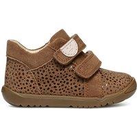 Kids Macchia First Steps High Top Trainers in Leather with Touch 'n' Close Fastening