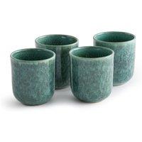 Set of 4 Dorna Enamelled Stoneware Cups