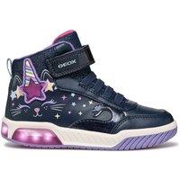 Kids' Inek Breathable LED High Top Trainers