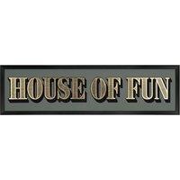 55x15cm Fun House Framed Print
