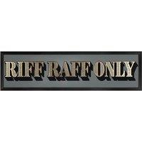 55x15cm Riff Raff Framed Print
