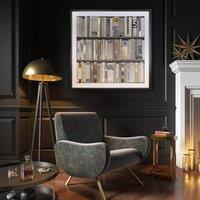90x90cm Bookkeeper Framed Print