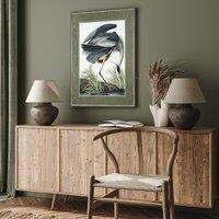 81x101cm Classic Blue Heron Framed Print