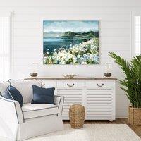 92x72cm Daisies Bay Framed Print