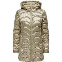 Iridescent Hooded Padded Jacket