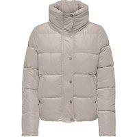 Short Padded Jacket with High Neck