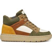 Kids' Theleven Breathable High Top Trainers in Suede