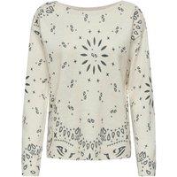 Printed Boat Neck Jumper