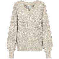 Sparkly Knit Jumper with V-Neck