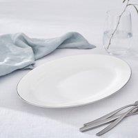 Serendipity Platinum Oval Platter