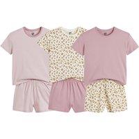 Pack of 3 Short Pyjamas in Cotton