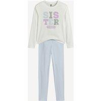 Sister Forever Print Jersey Pyjamas