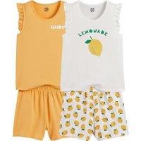 Pack of 2 Short Pyjamas in Cotton
