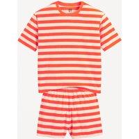 Striped Towelling Short Pyjamas
