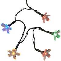 Solar Flower Battery String Lights