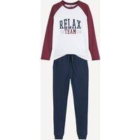 Slogan Print Cotton Pyjamas