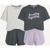 Pack of 2 Short Pyjamas in Cotton