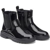 Kids' Patent Chelsea Boots with Zip Fastening