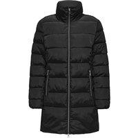 Long Padded Jacket with High Neck