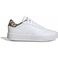 Court Platform Leather Trainers