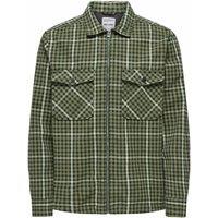 Checked Cotton Shacket with Zip Fastening