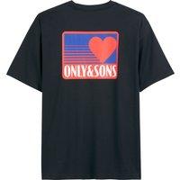 Oversize T-Shirt with Heart Logo on Back