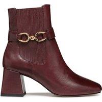 Coronilla Leather Ankle Boots with Block Heel