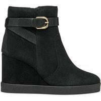 Elidea Suede Wedge Ankle Boots