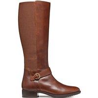 Felicity Leather Riding Boots with Elastic