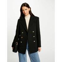 Mid-Length Buttoned Coat