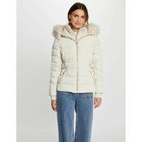 Short Hooded Padded Jacket, Mid-Season