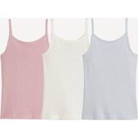 Vest Tops with Thin Straps, Set of 3