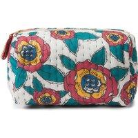 Chandi Floral Quilted 100% Cotton Voile Toiletry Bag