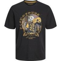 Cotton Skull T-Shirt with Crew Neck